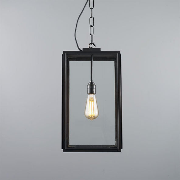 Outlet Square pendant - Outdoor and bathroom version - Medium - Frosted glass