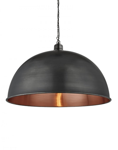 Industville Brooklyn Vintage Metal Giant Dome Pendant Light