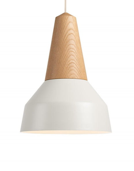 Outlet Eikon Pendant - Oak, White