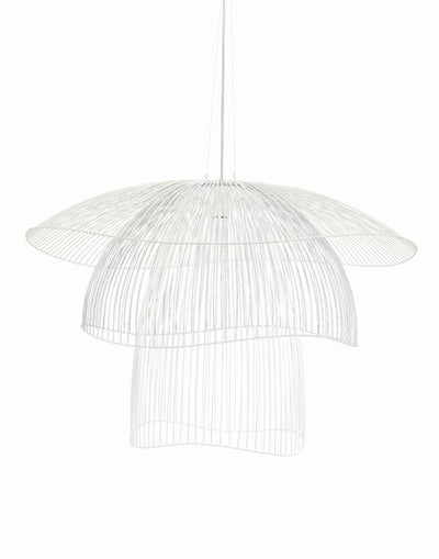 Outlet Forestier Papillon Pendant - Large, White