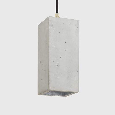 Concrete drop pendant