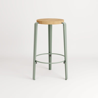 TIPTOE MI LOU Stool - Wooden Seat