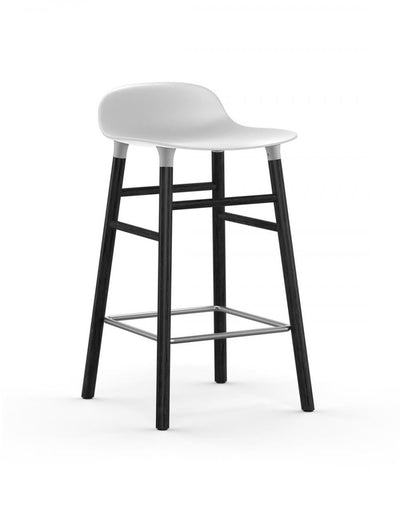 Normann Copenhagen Form Barstool - Wooden Legs