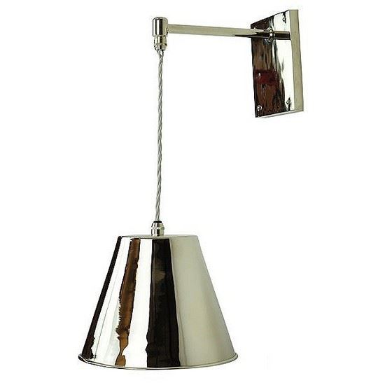 Outlet Map Room wall light - Map Room drop wall light - Polished Nickel