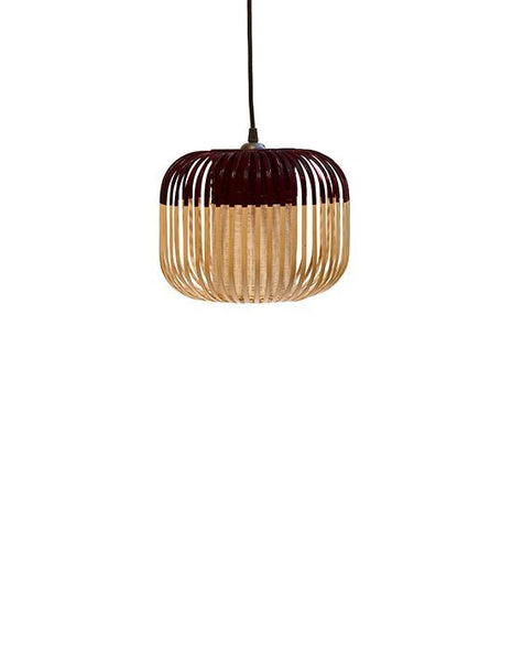 Outlet Bamboo Pendant Shade - Extra Small, Black