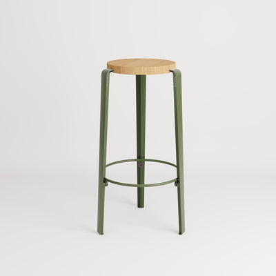 TIPTOE BIG LOU Stool - Wooden Seat