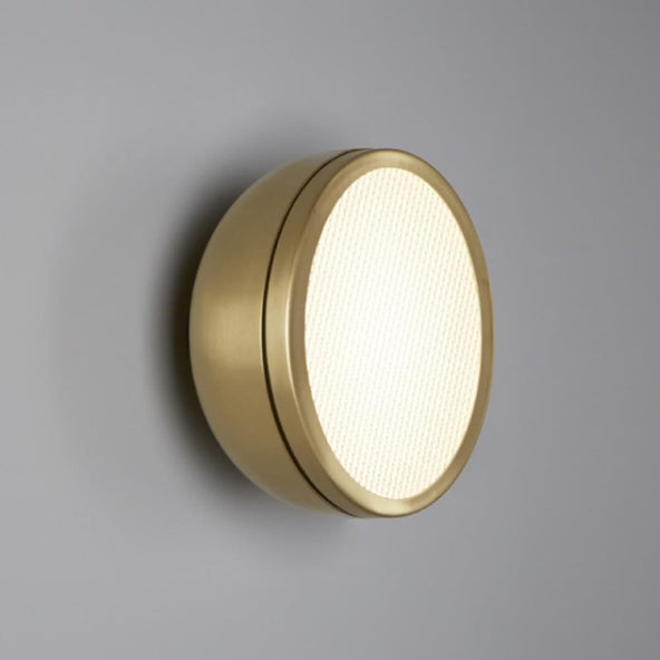 Outlet Tooy Molly wall / ceiling lamp - Large - brushed brass dome, Sand black ring