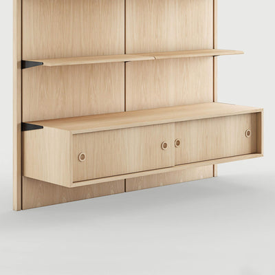 Finn Juhl Large Cabinet with Sliding Door for Panel System