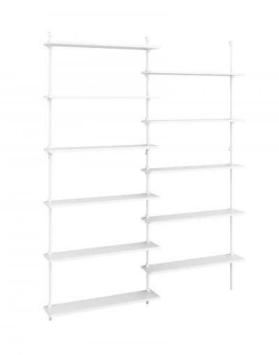 MOEBE Wall shelving set double