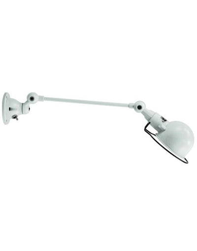 Ex-Display Jielde Signal One Arm Adjustable Wall Light - White, Matt, Hardwired (No Switch)