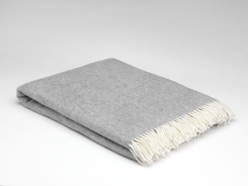 Uniform Grey Soft Throw