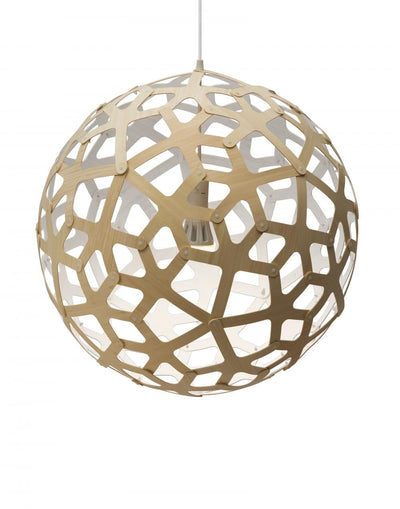 David Trubridge Coral Pendant Light - Colour Inside