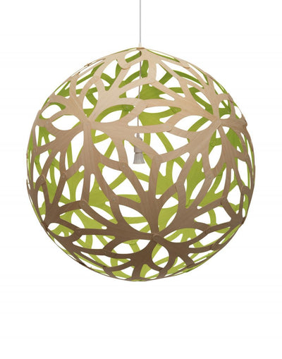 David Trubridge Floral Pendant Light Coloured - 1 Side