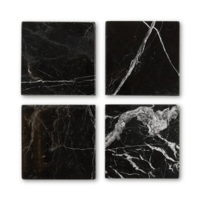 Marble Square Coasters : Set of 4