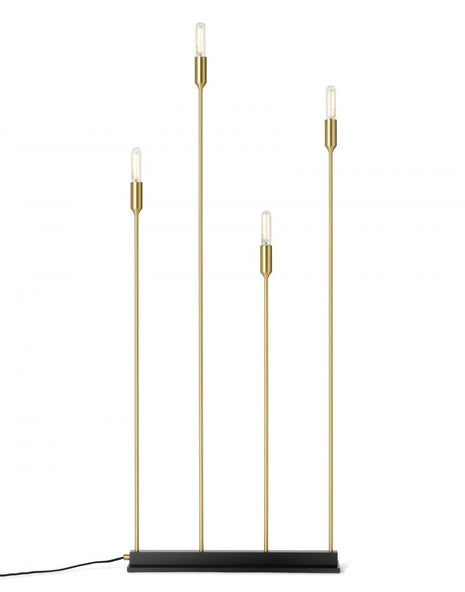 Rubn Astoria Floor Lamp - Black / Brass