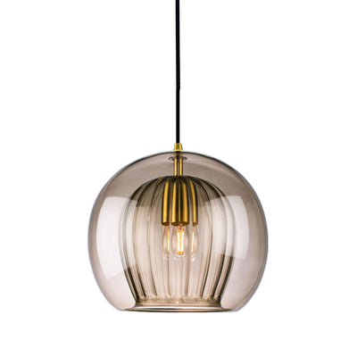 Pleated Crystal Pendant Light