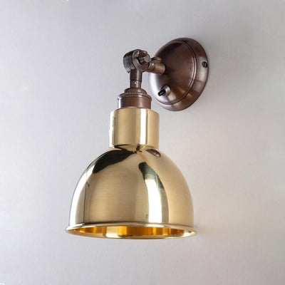 Old School Electric Churchill Wall Light, Short Arm