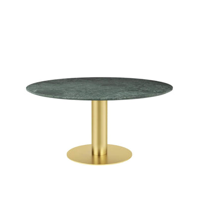 GUBI 2.0 Dining Table - Round - Brass Base - 150