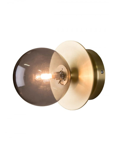 Smoke Art Deco Wall or Ceiling light